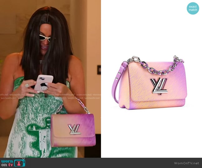 Louis Vuitton Epi Twist Shoulder Bag worn by Heather Gay on The Real Housewives of Salt Lake City