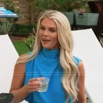 Madison’s blue sleeveless top and mini skirt on Southern Charm