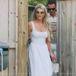 Madison’s white linen dress on Southern Charm