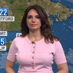 Maria’s pink button front dress on Today