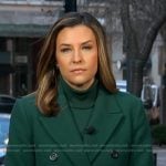 Mary’s green coat on Good Morning America