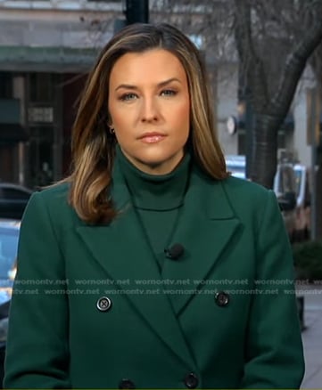 Mary's green coat on Good Morning America