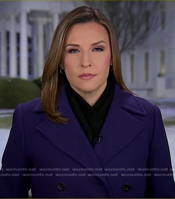 Mary’s purple coat on Good Morning America