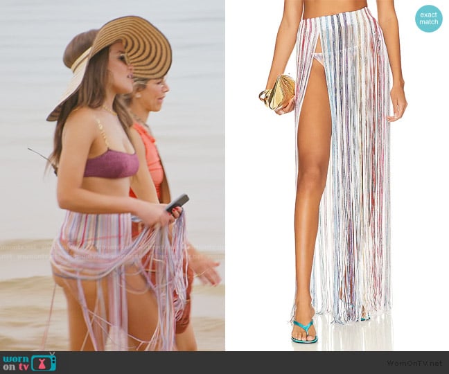 Missoni Mare Maxi Skirt worn by Brynn Whitfield on The Real Housewives of New York City