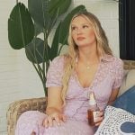 Molly’s lavender floral maxi dress on Southern Charm