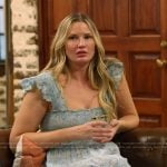 Molly’s floral print smocked dress on Southern Charm