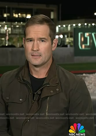 Morgan Chesky's brown field jacket on Today