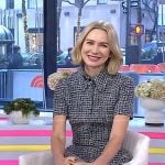 Naomi Watts’s short sleeve tweed dress on Today