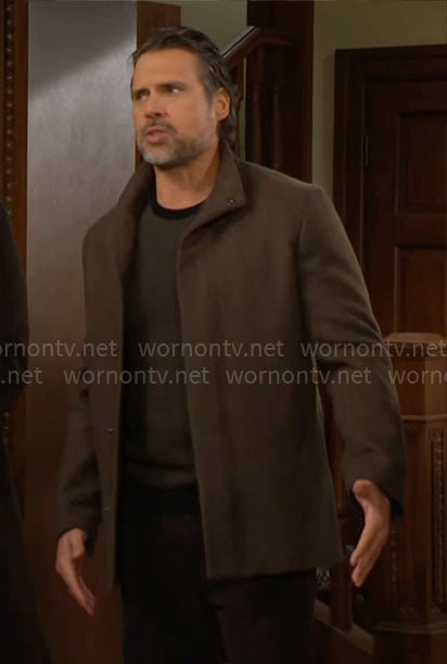 Nick's brown jacket on The Young and the Restless