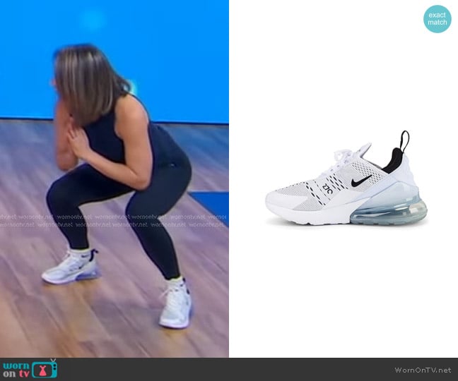 Nike Air Max 270 Sneaker worn by Ginger Zee on Good Morning America