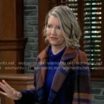 Nina's plaid coat on General Hospital