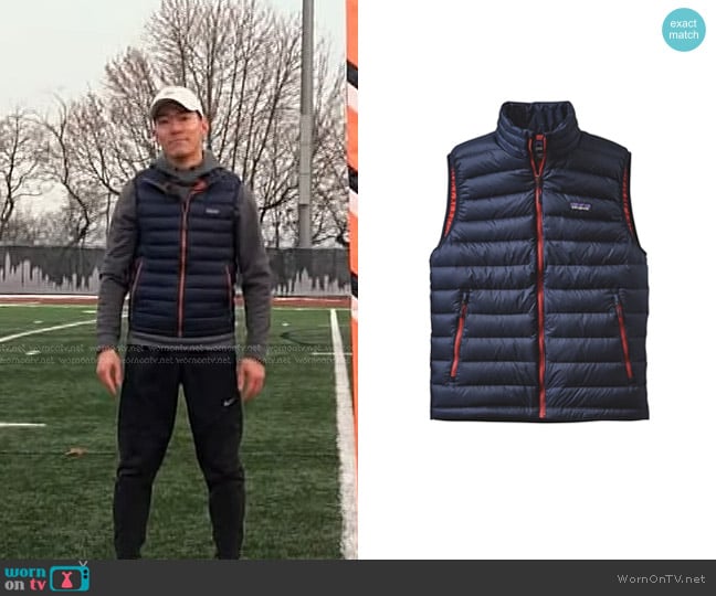 Patagonia Down Sweater Vest worn by Brian Cheung on Today