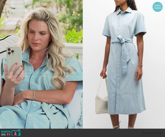 Madison’s denim shirt dress on Southern Charm