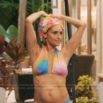 Racquel’s tie dye bikini on The Real Housewives of New York City