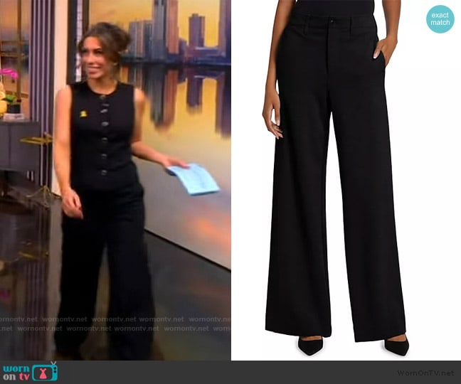 Rag & Bone Sofie Ponte Wide Leg Pants worn by Alyssa Farah Griffin on The View