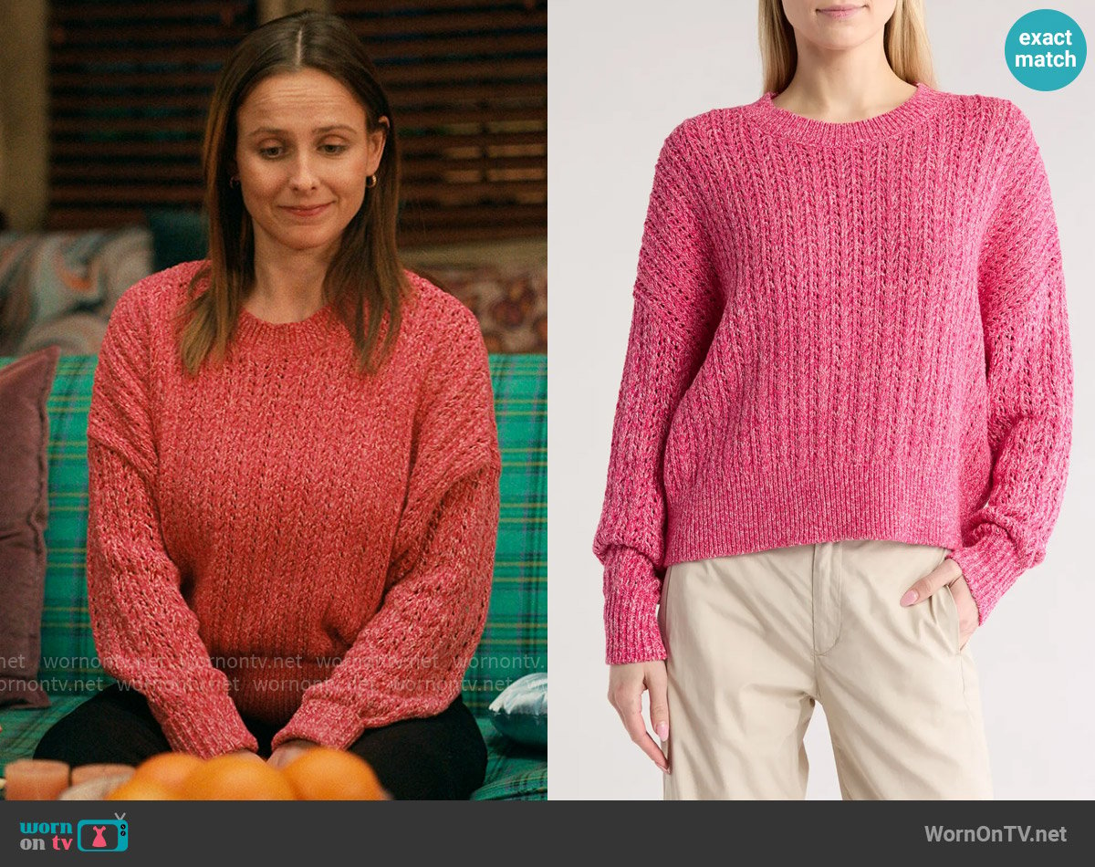 Rag and Bone Edie Sweater worn by Kimberly Finkle (Pauline Chalamet) on The Sex Lives of College Girls