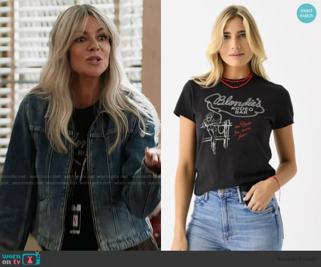 Re/Done Bondies Classic Tee worn by Dee (Kaitlin Olson) on Abbott Elementary