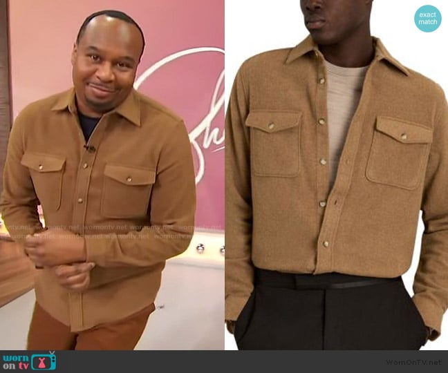 Reiss Demari Twin Pocket Overshirt worn by Roy Wood Jr on Sherri