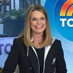 Savannah’s black hooded blazer on Today