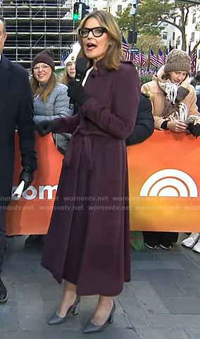 Savannah's metallic pearl embellished pumps on Today