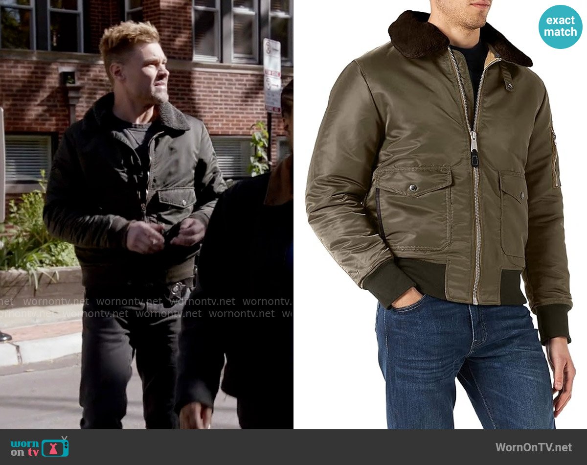 Schott NYC Ohara Jacket worn by Adam Ruzek (Patrick John Flueger) on Chicago PD