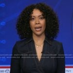 Shirleen’s denim wrap dress on Good Morning America