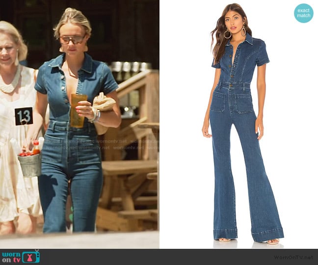 Taylor’s denim jumpsuit on Southern Charm