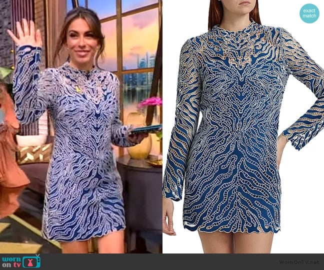 Simkhai Charis Embellished Minidress worn by Alyssa Farah Griffin on The View