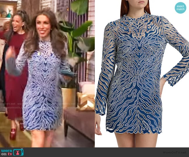 Simkhai Charis Embellished Minidress worn by Alyssa Farah Griffin on The View