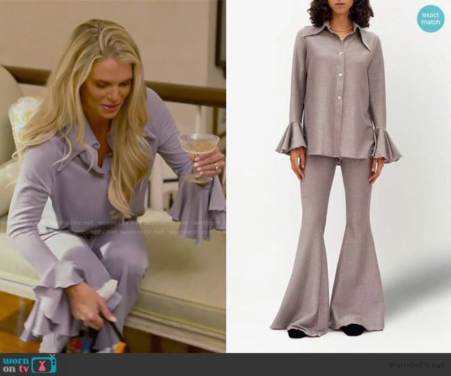 Sleeper Lurex Lounge suit worn by Madison LeCroy on Southern Charm