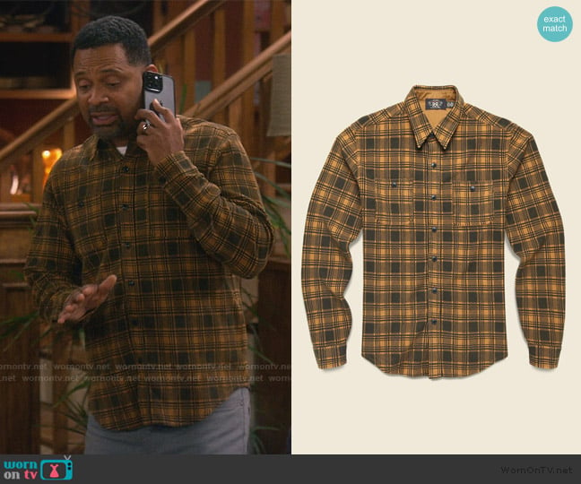 Stag Houston Workshirt worn by Bernard Upshaw (Mike Epps) on The Upshaws