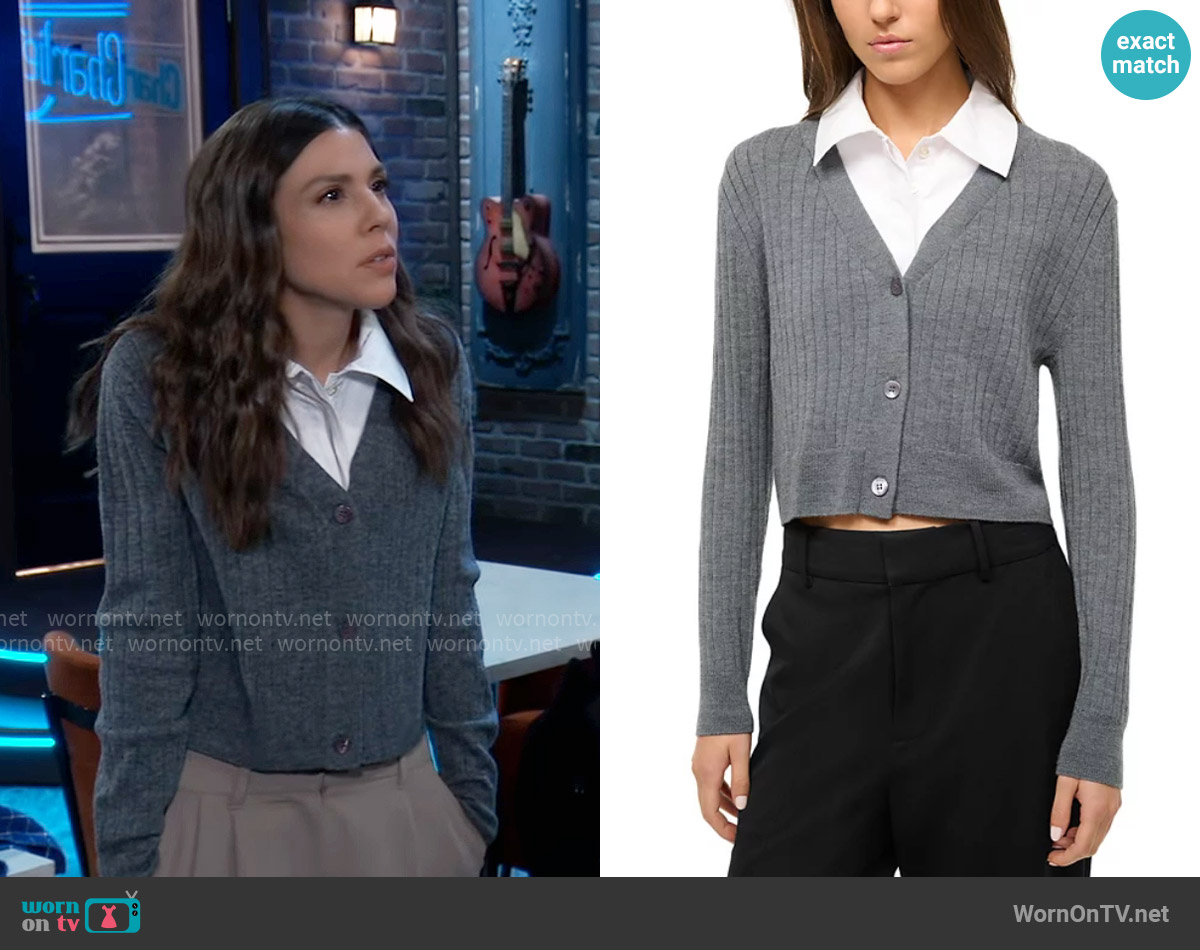 Staud Wallis Sweater worn by Kristina Corinthos-Davis (Kate Mansi) on General Hospital