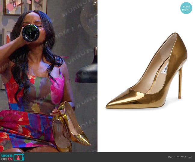 Steve Madden Pumps worn by Chanel Dupree (Raven Bowens) on Days of our Lives