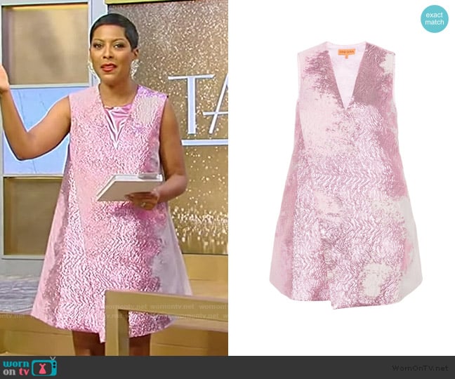 Stine Goya Sgtamar mini dress worn by Tamron Hall on Tamron Hall Show