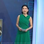 Vicky’s green studded heel sandals on Today