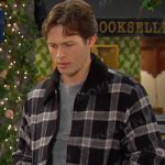 Tate’s black plaid jacket on Days of our Lives