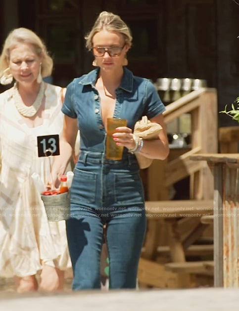 Taylor’s denim jumpsuit on Southern Charm