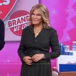 Tory’s belted zip front midi dress on Good Morning America