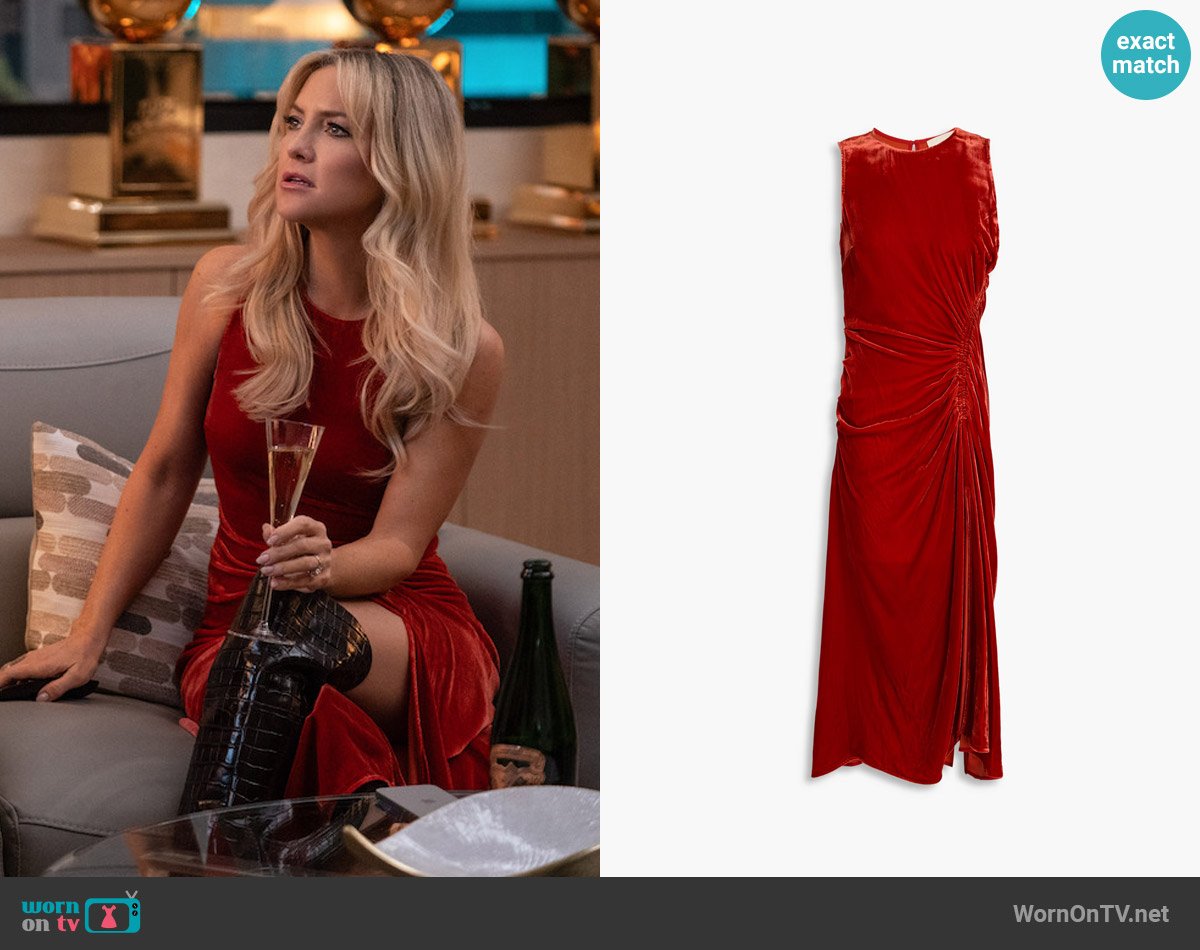 Ulla Johnson Cornelia Dress worn by Isla Gordon (Kate Hudson) on Running Point