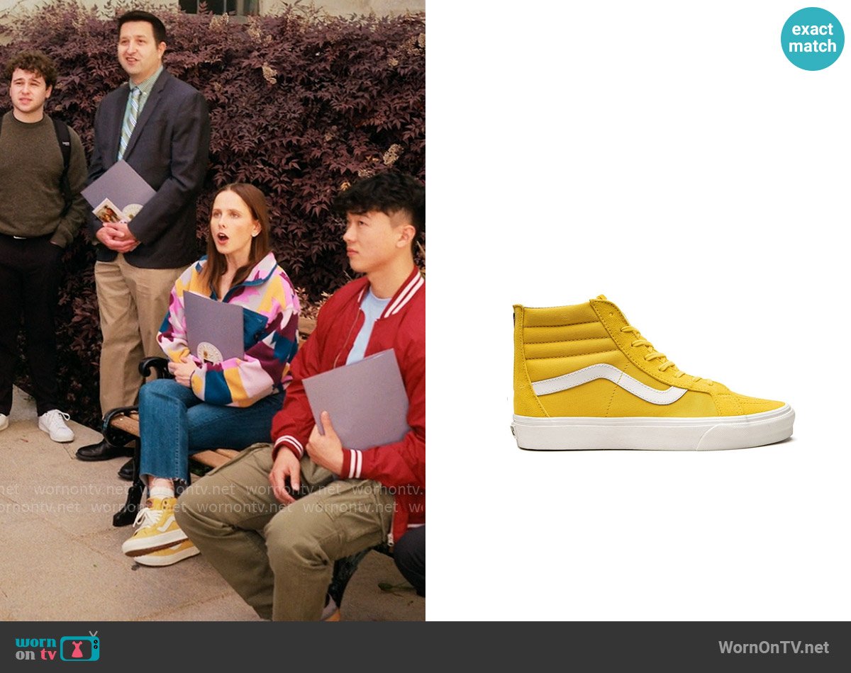 Vans Sk8-Hi Reissue Sneakers worn by Kimberly Finkle (Pauline Chalamet) on The Sex Lives of College Girls