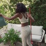 Venita’s floral print leggings and sports bra on Southern Charm