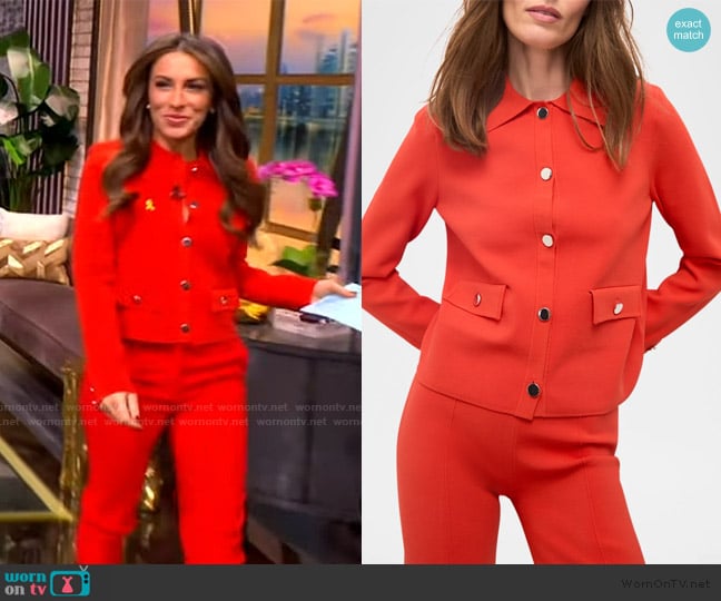 Veronica Beard Katia jacket worn by Alyssa Farah Griffin on The View