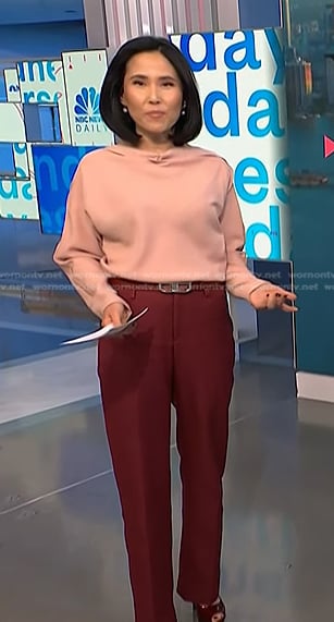 Vicky’s red pants on NBC News Daily