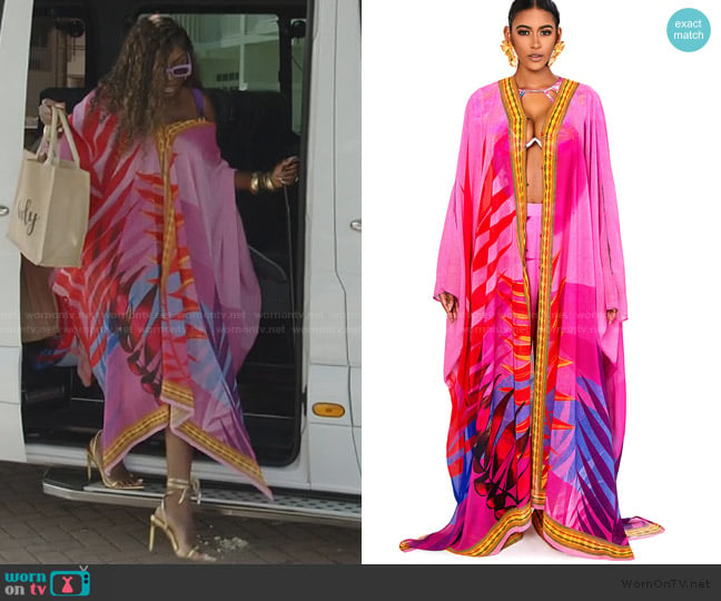 BFYNE Rhea Kaftan worn by Wendy Osefo on The Real Housewives of Potomac