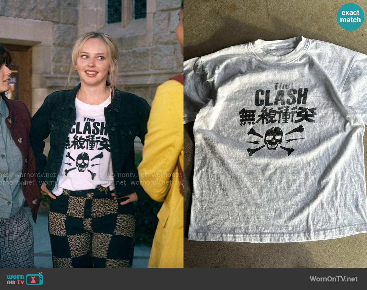  Vintage T-shirt worn by Taylor (Mia Rodgers) on The Sex Lives of College Girls