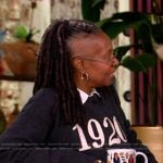 Whoopi’s 1920 print sweater on The View