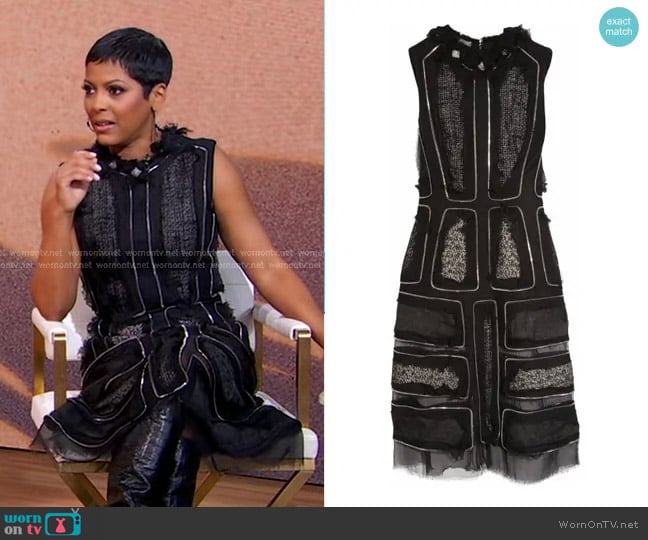 Alexander McQueen 2011 Fall Collection worn by Tamron Hall on Good Morning America