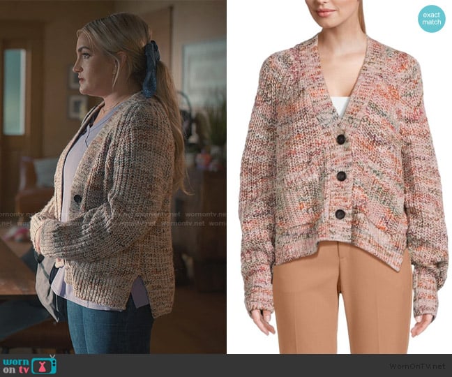 A.L.C. Cleveland Wool Blend Cardigan worn by Noreen Fitzgibbons (Jamie Lynn Spears) on Sweet Magnolias