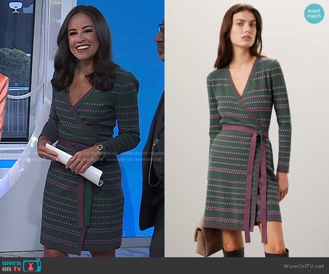 Diane von Furstenberg Nita Dress worn by Kaylee Hartung on Today