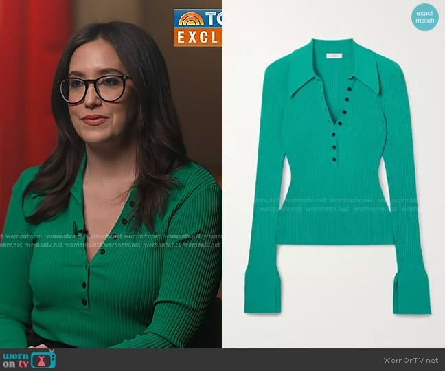 A.L.C. Eleanor Sweater worn by Savannah Sellers on Today